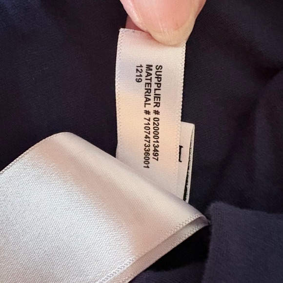 Polo Ralph Lauren Mens Long Sleeve Hoodie T Shirt Navy Blue Red Logo 1967 Small - Picture 11 of 15